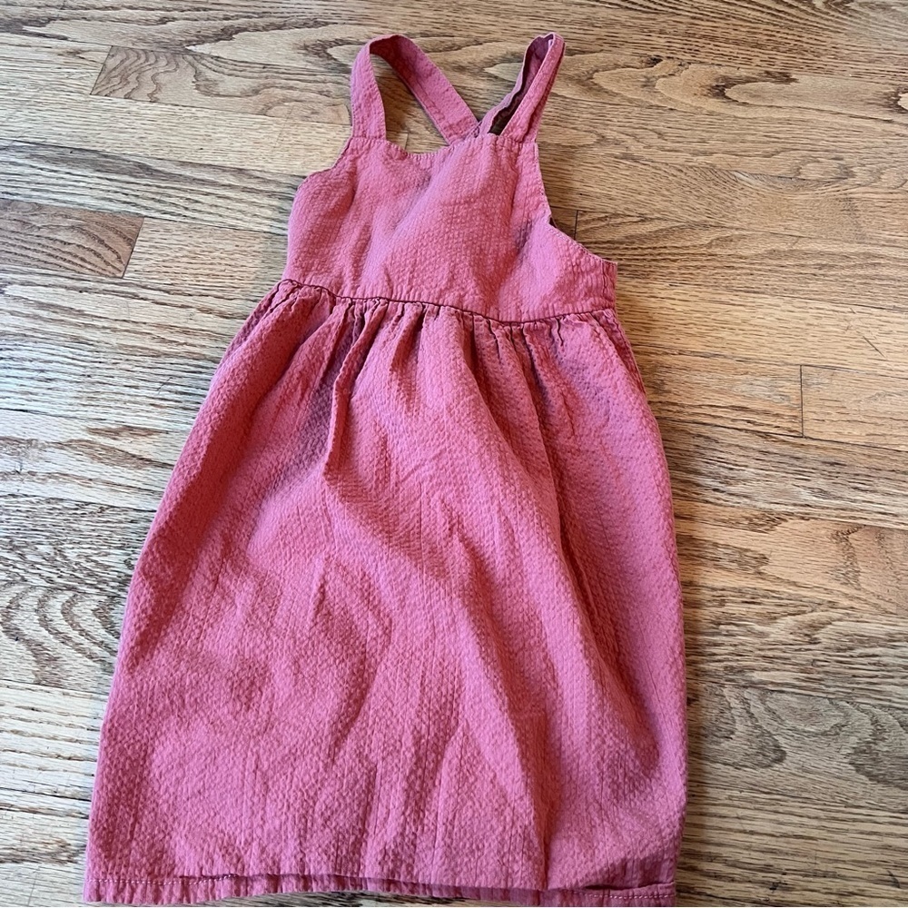 🍭6/$30 H&M Cross Back Dusty Orange Dress - 6